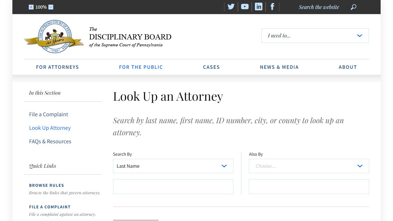 Look Up Attorney